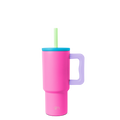 Trek Kids Tumbler with Silicone Straw Lid - 24oz / 80s Mix
